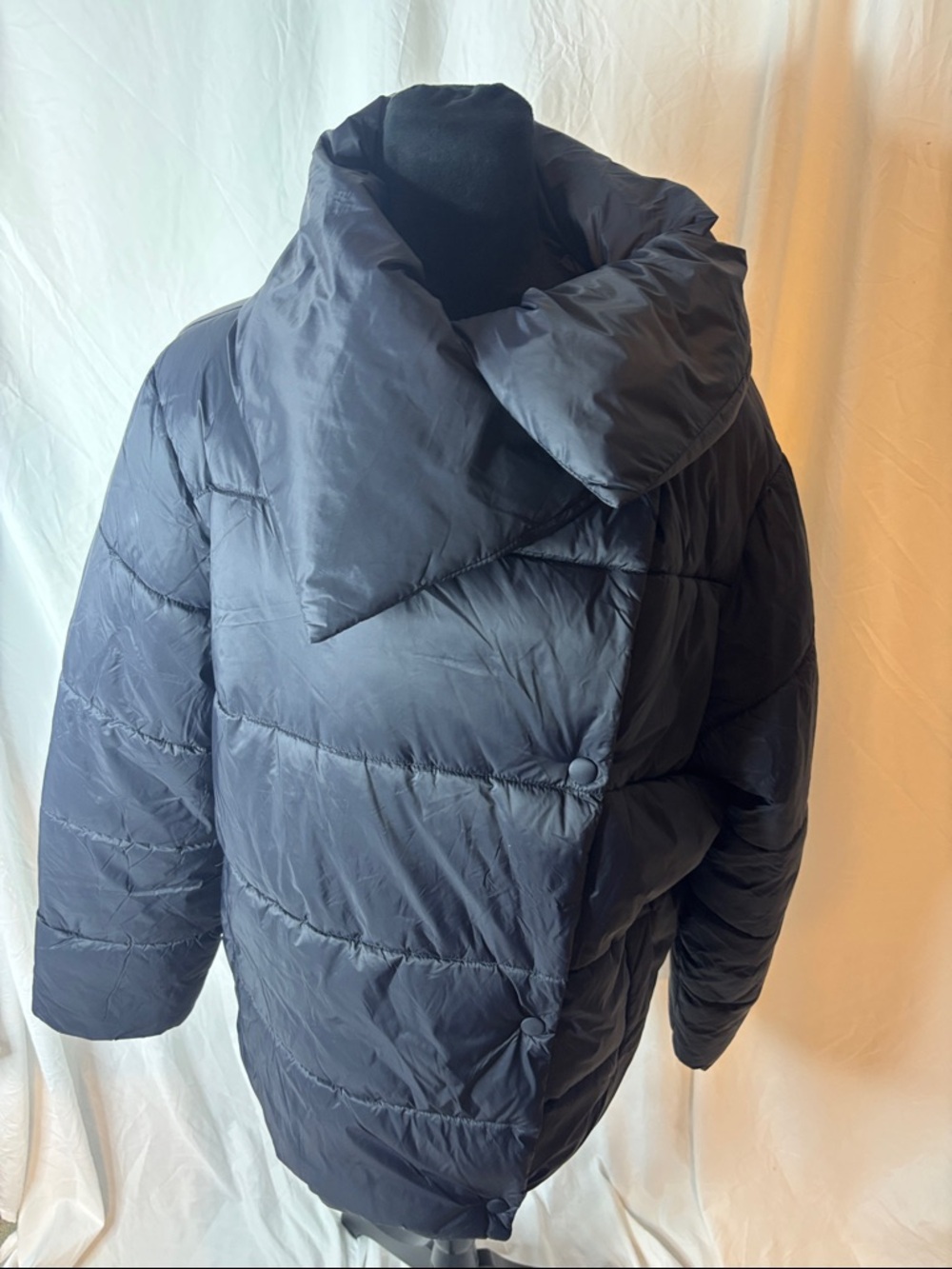 Banana Republic Oversized Asymmetric Puffer Coat